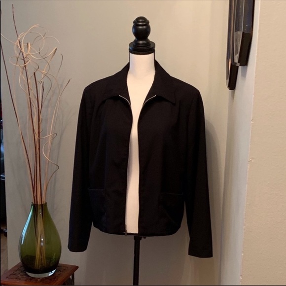 Liz Claiborne Jackets & Blazers - Liz Claiborne black zip up jacket